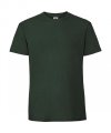 Heren T-shirt Ringspun Premium Fruit of the loom 61-422-0 Bottle Green
